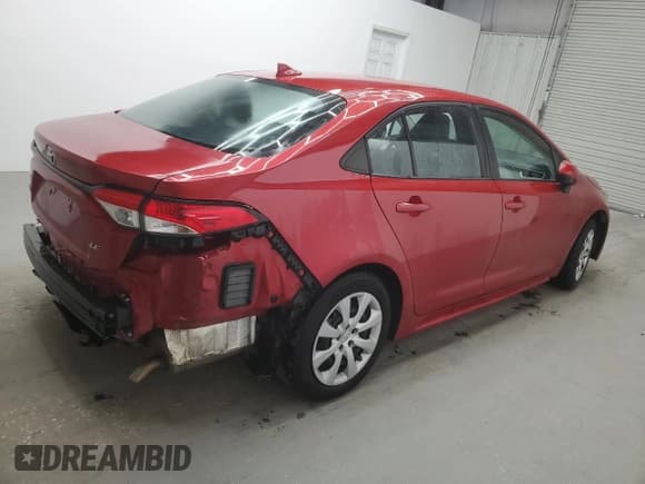 ✅ 2021 Toyota Corolla LE • VIN: 5YFEPMAE2MP215717 • Lot: 91474665. Listed on Copart with 110,480 mi. Free auction sales archive from the USA and detailed vehicle history report at DreamBid. Image 3.