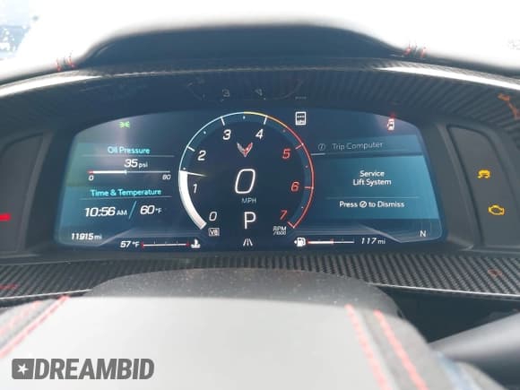 ✅ 2022 Chevrolet Corvette 3LT • VIN: 1G1YC2D44N5117389 • Lot: 41511815. Listed on IAAI with 11,915 mi. Free auction sales archive from the USA and detailed vehicle history report at DreamBid. Image 7.