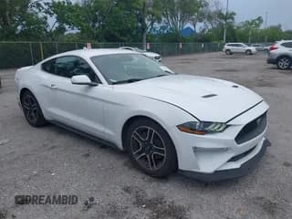 ✅ 2021 Ford Mustang EcoBoost • VIN: 1FA6P8TH4M5106861 • Lot: 42722525. Listed on IAAI with 44,002 mi. Free auction sales archive from the USA and detailed vehicle history report at DreamBid. Image 1.