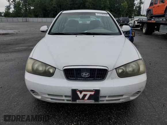 2003 Hyundai Elantra GLS z VIN KMHDN45D63U614016, wystawiony jako Copart lot #71178754 z przebiegiem 153 226 mil mil oraz Nie do naprawy • Non repairable. Historia ofert i sprzedaży dostępna na DreamBid. Obrazek 5.