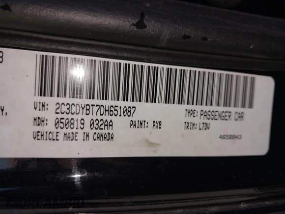 ✅ 2013 Dodge Challenger R/T • VIN: 2C3CDYBT7DH651087 • Lot: 40805295. Wystawiony na IAAI z przebiegiem 189 555 mil. Bezpłatny archiwum sprzedaży aukcyjnych z USA i szczegółowy raport historii pojazdu na DreamBid. Zdjęcie 9.
