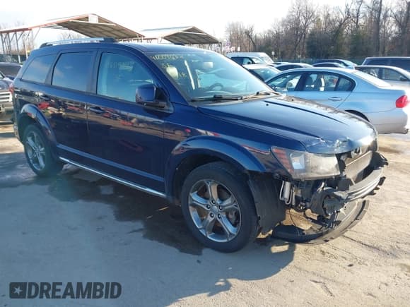 ✅ 2017 Dodge Journey Crossroad Plus • VIN: 3C4PDCGB7HT544974 • Lot: 41609082. Listed on IAAI with 145,542 mi. Free auction sales archive from the USA and detailed vehicle history report at DreamBid. Image 1.