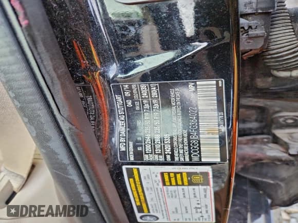 ✅ 2015 Mercedes-Benz GLK 350 • VIN: WDCGG8JB4FG364022 • Лот: 95095835. Опубликован ранее на Copart с пробегом 141 796 миль. Бесплатный доступ к архиву аукционных продаж из США и подробный отчёт об истории автомобиля на DreamBid. Изображение 13.