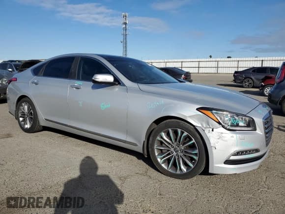 ✅ 2016 Hyundai Genesis 3.8L • VIN: KMHGN4JE1GU128182 • Lot: 44054855. Wystawiony na Copart z przebiegiem 70 267 mil. Bezpłatny archiwum sprzedaży aukcyjnych z USA i szczegółowy raport historii pojazdu na DreamBid. Zdjęcie 4.