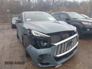 ✅ 2023 Infiniti QX55 Essential • VIN: 3PCAJ5KR9PF106940 • Lot: 41665977. Listed on IAAI with 6,839 mi. Free auction sales archive from the USA and detailed vehicle history report at DreamBid. Image 1.