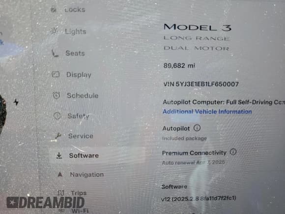 ✅ 2020 Tesla Model 3 Long Range • VIN: 5YJ3E1EB1LF650007 • Lot: 49925185. Wystawiony na Copart z przebiegiem 89 682 mil. Bezpłatny archiwum sprzedaży aukcyjnych z USA i szczegółowy raport historii pojazdu na DreamBid. Zdjęcie 9.