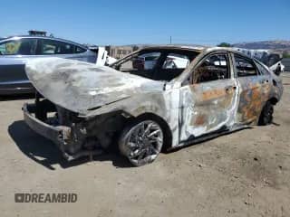 2024 Hyundai Elantra Blue with VIN KMHLM4DJ5RU113018, listed as a Copart auction lot 69423375 with Not provided miles and Non repairable. Bid and sale history available at DreamBid. Image 1.