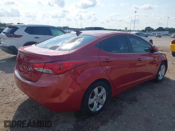 ✅ 2013 Hyundai Elantra GLS • VIN: KMHDH4AE1DU998410 • Lot: 43157674. Listed on IAAI with 176,038 mi. Free auction sales archive from the USA and detailed vehicle history report at DreamBid. Image 4.