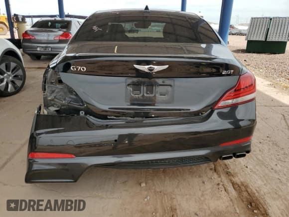 ✅ 2019 Genesis G70 Advanced • VIN: KMTG44LA3KU030671 • Lot: 56586875. Listed on Copart with 49,863 mi. Free auction sales archive from the USA and detailed vehicle history report at DreamBid. Image 6.