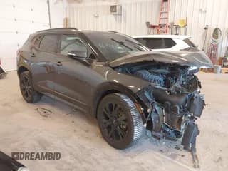 ✅ 2021 Chevrolet Blazer RS • VIN: 3GNKBKRS3MS553847 • Lot: 42231473. Listed on IAAI with 51,822 mi. Free auction sales archive from the USA and detailed vehicle history report at DreamBid. Image 1.