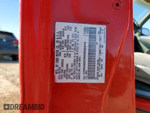 ✅ 1991 Ford Explorer Eddie Bauer • VIN: 1FMCU22X5MUB26646 • Lot: 80366175. Wystawiony na Copart z przebiegiem 46 023 mil. Bezpłatny archiwum sprzedaży aukcyjnych z USA i szczegółowy raport historii pojazdu na DreamBid. Zdjęcie 12.