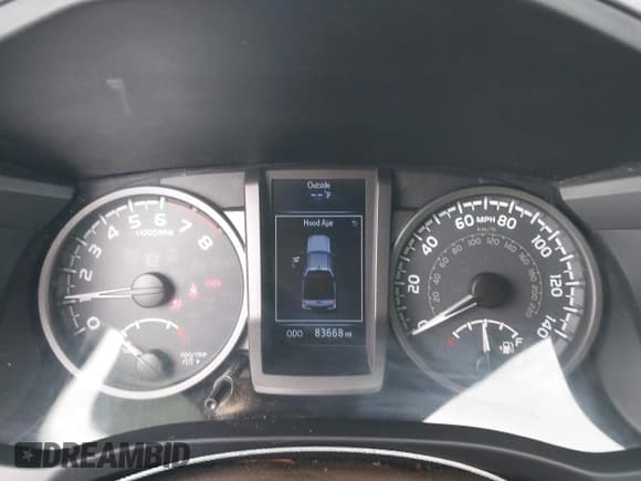 ✅ 2017 Toyota Tacoma SR5 • VIN: 5TFCZ5ANXHX081201 • Lot: 43354371. Listed on IAAI with 83,668 mi. Free auction sales archive from the USA and detailed vehicle history report at DreamBid. Image 7.