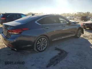 2015 Hyundai Genesis 3.8L z VIN KMHGN4JE7FU034533, wystawiony jako Copart lot #84436414 z przebiegiem 130 784 mil mil oraz Szkoda całkowita • Salvage title. Historia ofert i sprzedaży dostępna na DreamBid. Obrazek 3.
