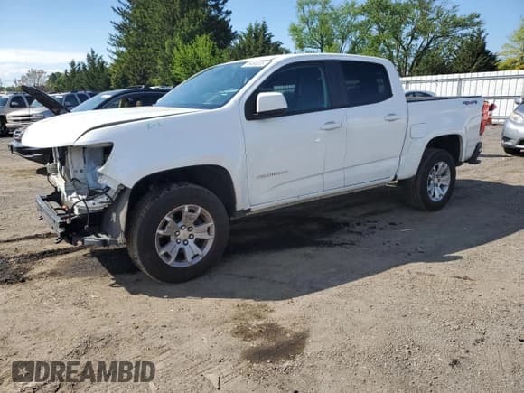 ✅ 2021 Chevrolet Colorado 4WD LT • VIN: 1GCGTCEN1M1294357 • Lot: 56466535. Listed on Copart with 71,696 mi. Free auction sales archive from the USA and detailed vehicle history report at DreamBid. Image 1.
