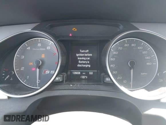 ✅ 2016 Audi S5 Premium Plus • VIN: WAUG4AFR9GA008680 • Lot: 42533150. Wystawiony na IAAI z przebiegiem 126 838 mil. Bezpłatny archiwum sprzedaży aukcyjnych z USA i szczegółowy raport historii pojazdu na DreamBid. Zdjęcie 7.