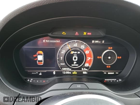 ✅ 2019 Audi RS 3 • VIN: WUABWGFF7KA904309 • Лот: 82374195. Опубликован ранее на Copart с пробегом 58 950 миль. Бесплатный доступ к архиву аукционных продаж из США и подробный отчёт об истории автомобиля на DreamBid. Изображение 9.