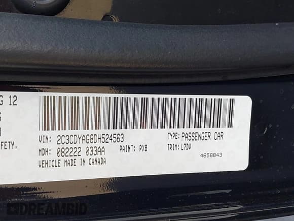 ✅ 2013 Dodge Challenger SXT • VIN: 2C3CDYAG8DH524563 • Lot: 43632366. Listed on IAAI with Not provided. Free auction sales archive from the USA and detailed vehicle history report at DreamBid. Image 9.