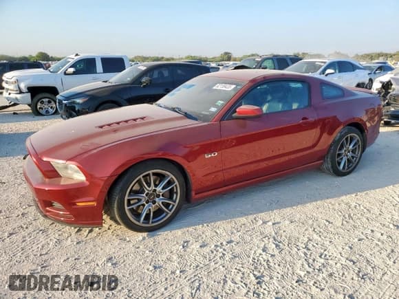 ✅ 2014 Ford Mustang GT Premium • VIN: 1ZVBP8CF0E5204095 • Lot: 82158435. Listed on Copart with 159,330 mi. Free auction sales archive from the USA and detailed vehicle history report at DreamBid. Image 1.