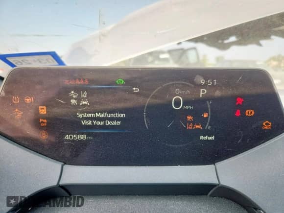 2024 Toyota Prius LE with VIN JTDACAAU6R3026505, listed as a Copart auction lot 81118085 with 40,588 mi miles and Salvage title. Bid and sale history available at DreamBid. Image 9.