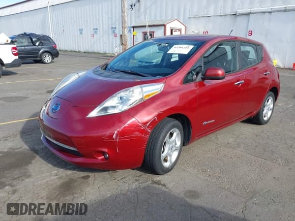 ✅ 2013 Nissan LEAF SV • VIN: 1N4AZ0CP3DC401314 • Lot: 42201210. Wystawiony na IAAI z przebiegiem 85 627 mil. Bezpłatny archiwum sprzedaży aukcyjnych z USA i szczegółowy raport historii pojazdu na DreamBid. Zdjęcie 2.