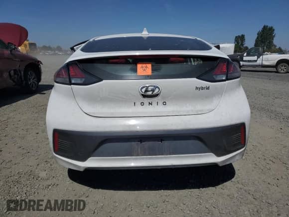 2020 Hyundai Ioniq SEL с VIN KMHC85LC9LU241301, выставлен на аукционе Copart как лот 69336694 с пробегом Не указан миль и Списание • Salvage title. История ставок и продаж доступна на DreamBid. Изображение 6.