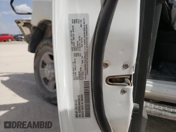 ✅ 2022 Ram 3500 Tradesman • VIN: 3C63R3GJ6NG238710 • Lot: 54732192. Listed on Copart with Not provided. Free auction sales archive from the USA and detailed vehicle history report at DreamBid. Image 10.