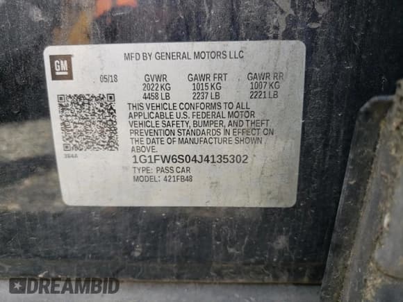 ✅ 2018 Chevrolet Bolt EV LT • VIN: 1G1FW6S04J4135302 • Lot: 56284335. Wystawiony na Copart z przebiegiem 150 478 mil. Bezpłatny archiwum sprzedaży aukcyjnych z USA i szczegółowy raport historii pojazdu na DreamBid. Zdjęcie 12.