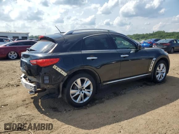 ✅ 2015 Infiniti QX70 • VIN: JN8CS1MWXFM483160 • Lot: 67914015. Listed on Copart with 80,132 mi. Free auction sales archive from the USA and detailed vehicle history report at DreamBid. Image 3.