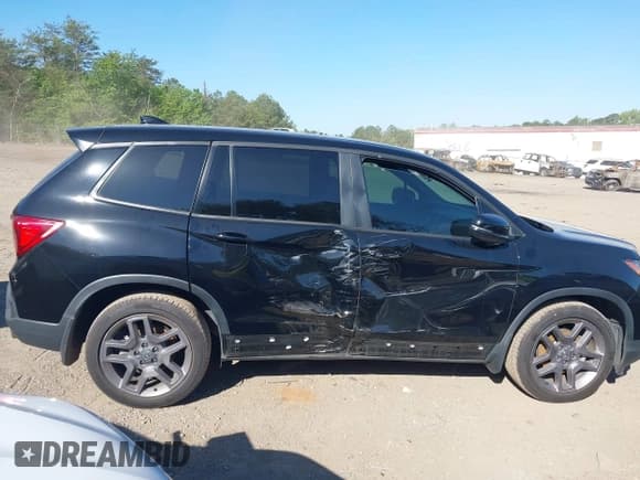 ✅ 2022 Honda Passport EX-L • VIN: 5FNYF7H57NB004890 • Lot: 42032854. Listed on IAAI with 53,642 mi. Free auction sales archive from the USA and detailed vehicle history report at DreamBid. Image 6.
