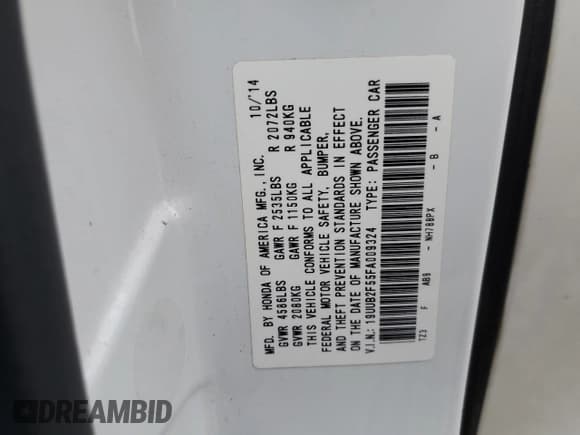 ✅ 2015 Acura TLX Technology • VIN: 19UUB2F55FA009324 • Лот: 58100015. Опубликован ранее на Copart с пробегом 140 456 миль. Бесплатный доступ к архиву аукционных продаж из США и подробный отчёт об истории автомобиля на DreamBid. Изображение 12.