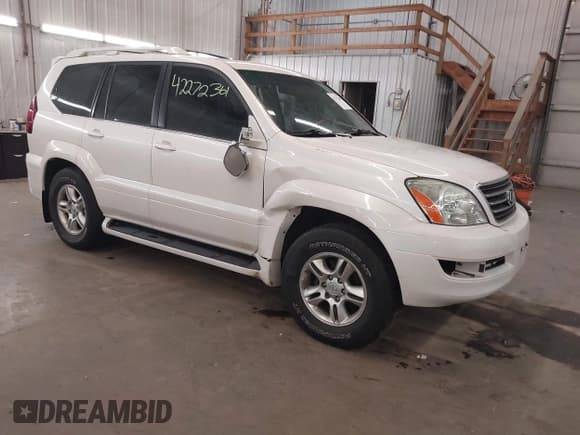✅ 2007 Lexus GX 470 • VIN: JTJBT20X570140528 • Lot: 42272361. Wystawiony na IAAI z przebiegiem 184 391 mil. Bezpłatny archiwum sprzedaży aukcyjnych z USA i szczegółowy raport historii pojazdu na DreamBid. Zdjęcie 1.