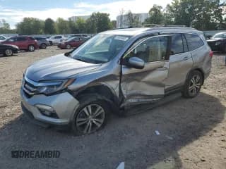 ✅ 2016 Honda Pilot EX-L • VIN: 5FNYF5H79GB007797 • Lot: 80924855. Listed on Copart with 130,200 mi. Free auction sales archive from the USA and detailed vehicle history report at DreamBid. Image 1.