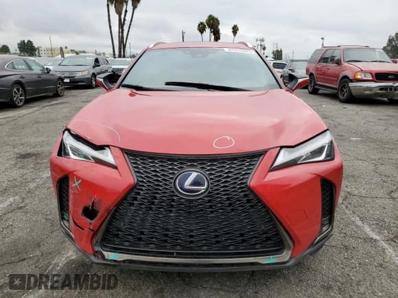 ✅ 2021 Lexus UX 250h F Sport • VIN: JTHR9JBHXM2042416 • Lot: 84425925. Wystawiony na Copart z przebiegiem 61 237 mil. Bezpłatny archiwum sprzedaży aukcyjnych z USA i szczegółowy raport historii pojazdu na DreamBid. Zdjęcie 5.