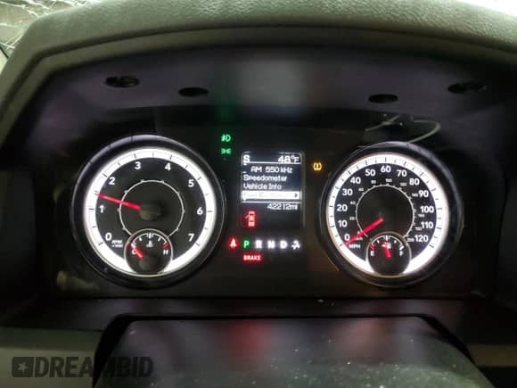 2019 Ram 1500 Express with VIN 1C6RR7FG9KS542819, listed as a Copart auction lot 88653365 with 42,212 mi miles and Salvage title. Bid and sale history available at DreamBid. Image 9.