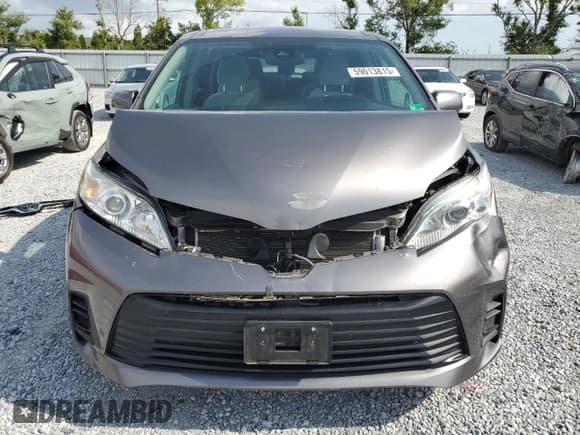 ✅ 2020 Toyota Sienna LE • VIN: 5TDJZ3DC5LS241702 • Lot: 59013815. Listed on Copart with 49,087 mi. Free auction sales archive from the USA and detailed vehicle history report at DreamBid. Image 5.