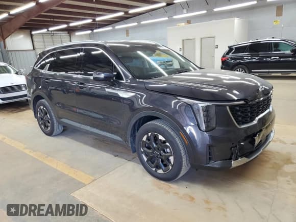 ✅ 2025 Kia Sorento S • VIN: 5XYRL4JC0SG389198 • Lot: 91708795. Listed on Copart with 5,240 mi. Free auction sales archive from the USA and detailed vehicle history report at DreamBid. Image 4.