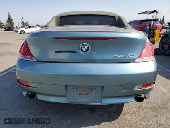 ✅ 2004 BMW 6 Series 645Ci • VIN: WBAEK73444B321165 • Лот: 64693425. Опубликован ранее на Copart с пробегом 62 049 миль. Бесплатный доступ к архиву аукционных продаж из США и подробный отчёт об истории автомобиля на DreamBid. Изображение 6.