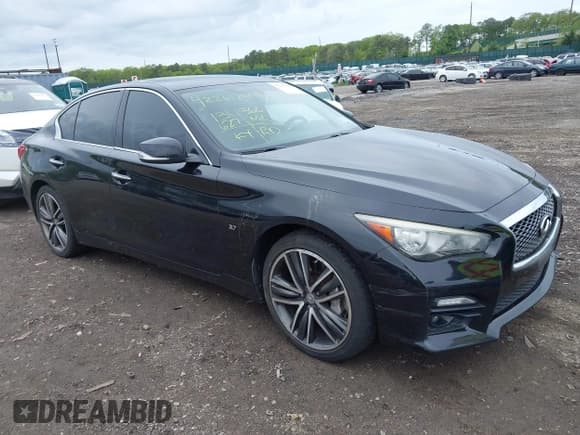 ✅ 2014 Infiniti Q50 Premium • VIN: JN1BV7AR5EM690394 • Лот: 42267493. Опубликован ранее на IAAI с пробегом 131 627 миль. Бесплатный доступ к архиву аукционных продаж из США и подробный отчёт об истории автомобиля на DreamBid. Изображение 1.