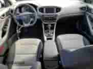 2017 Hyundai Ioniq SEL with VIN KMHC75LC4HU020635, listed as a Copart auction lot 85342225 with 85,818 mi miles and Salvage title. Bid and sale history available at DreamBid. Image 8.