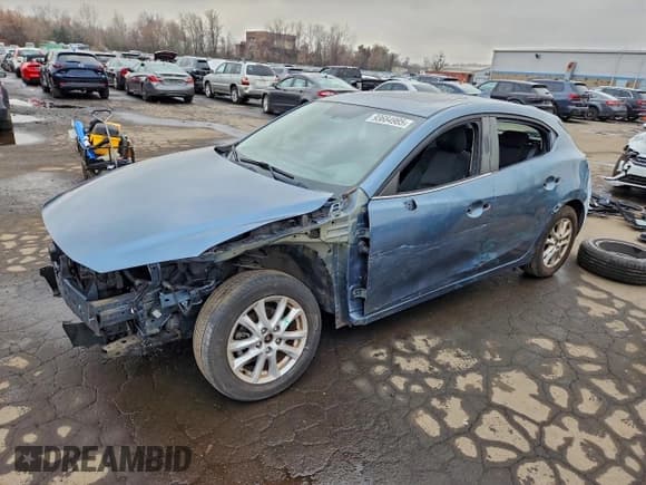 ✅ 2015 Mazda 3 i Touring • VIN: 3MZBM1L7XFM192753 • Lot: 93684985. Listed on Copart with 69,835 mi. Free auction sales archive from the USA and detailed vehicle history report at DreamBid. Image 1.