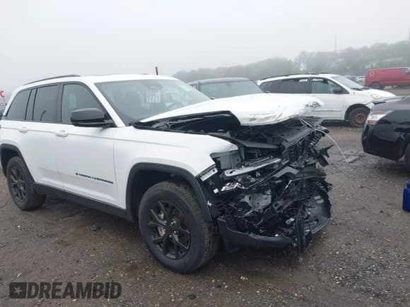 ✅ 2025 Jeep Grand Cherokee Altitude X • VIN: 1C4RJHAG1SC270046 • Лот: 42517002. Опубликован ранее на IAAI с пробегом 8 415 миль. Бесплатный доступ к архиву аукционных продаж из США и подробный отчёт об истории автомобиля на DreamBid. Изображение 1.
