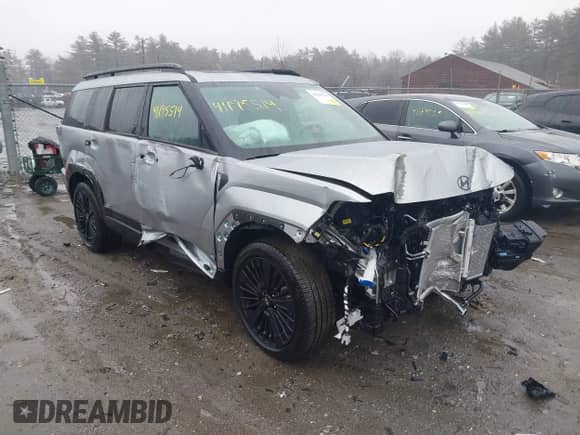 2024 Hyundai Santa Fe Calligraphy с VIN 5NMP5DG19RH009430, выставлен на аукционе IAAI как лот 41195514 с пробегом 9 099 миль миль и . История ставок и продаж доступна на DreamBid. Изображение 1.