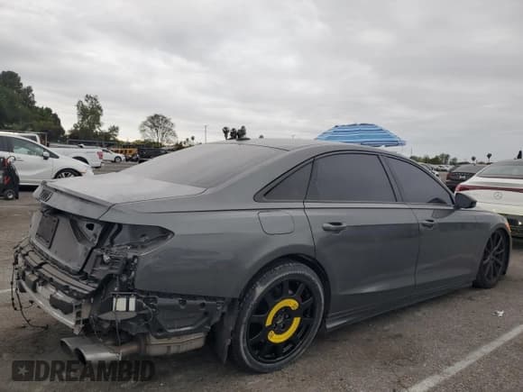 ✅ 2023 Audi S8 • VIN: WAULSAF83PN016195 • Lot: 51859105. Listed on Copart with 16,492 mi. Free auction sales archive from the USA and detailed vehicle history report at DreamBid. Image 3.
