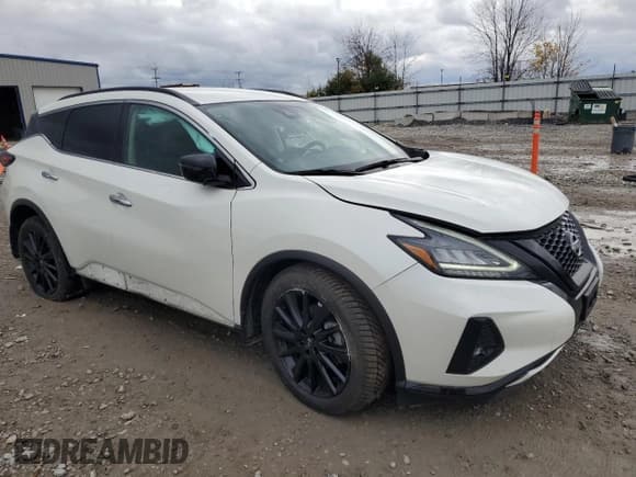 ✅ 2023 Nissan Murano SV • VIN: 5N1AZ2BS9PC119576 • Lot: 87034275. Listed on Copart with 46,540 mi. Free auction sales archive from the USA and detailed vehicle history report at DreamBid. Image 4.