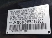 ✅ 1997 Acura Integra LS • VIN: JH4DC4459VS016309 • Lot: 41866122. Listed on IAAI with 186,372 mi. Free auction sales archive from the USA and detailed vehicle history report at DreamBid. Image 9.