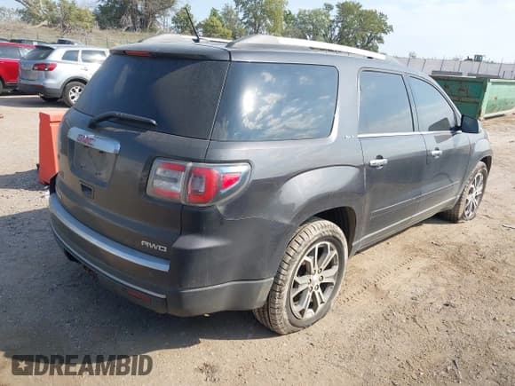 ✅ 2015 GMC Acadia SLT • VIN: 1GKKVRKD8FJ179894 • Lot: 43351510. Wystawiony na IAAI z przebiegiem 215 152 mil. Bezpłatny archiwum sprzedaży aukcyjnych z USA i szczegółowy raport historii pojazdu na DreamBid. Zdjęcie 4.