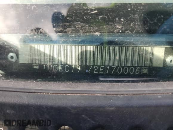 2002 Chevrolet Silverado 1500 with VIN 1GCEC19T72E170006, listed as a Copart auction lot 48615565 with 361,904 mi miles and Salvage title. Bid and sale history available at DreamBid. Image 14.