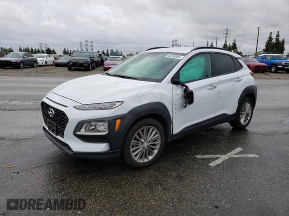 2018 Hyundai Kona SEL with VIN KM8K22AA6JU069691, listed as a Copart auction lot 43238803 with 60,574 mi miles and . Bid and sale history available at DreamBid. Image 1.
