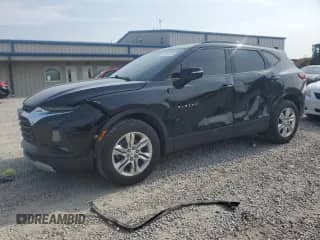 2021 Chevrolet Blazer LT z VIN 3GNKBHRS5MS501428, wystawiony jako Copart lot #60104585 z przebiegiem 152 408 mil mil oraz Szkoda całkowita • Salvage title. Historia ofert i sprzedaży dostępna na DreamBid. Obrazek 1.