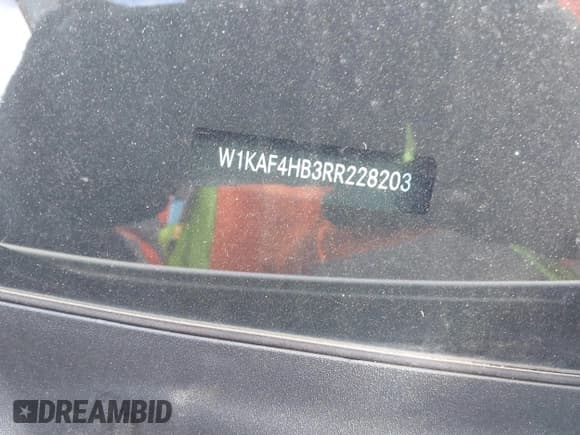 ✅ 2024 Mercedes-Benz C 300 • VIN: W1KAF4HB3RR228203 • Lot: 43682738. Listed on IAAI with 23,994 mi. Free auction sales archive from the USA and detailed vehicle history report at DreamBid. Image 12.